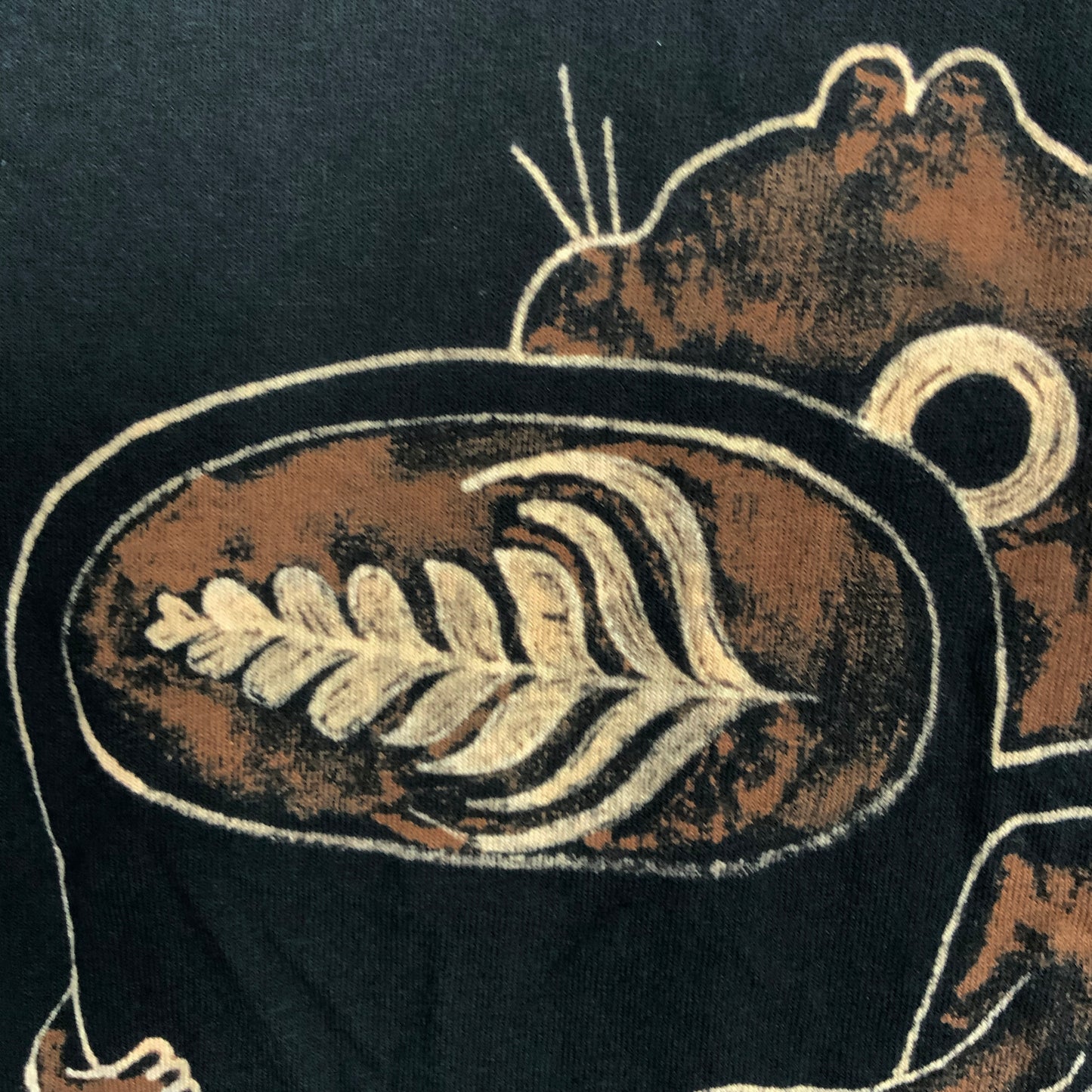 Cappuccino Squirrel - 2XL Bleach-Painted T-Shirt