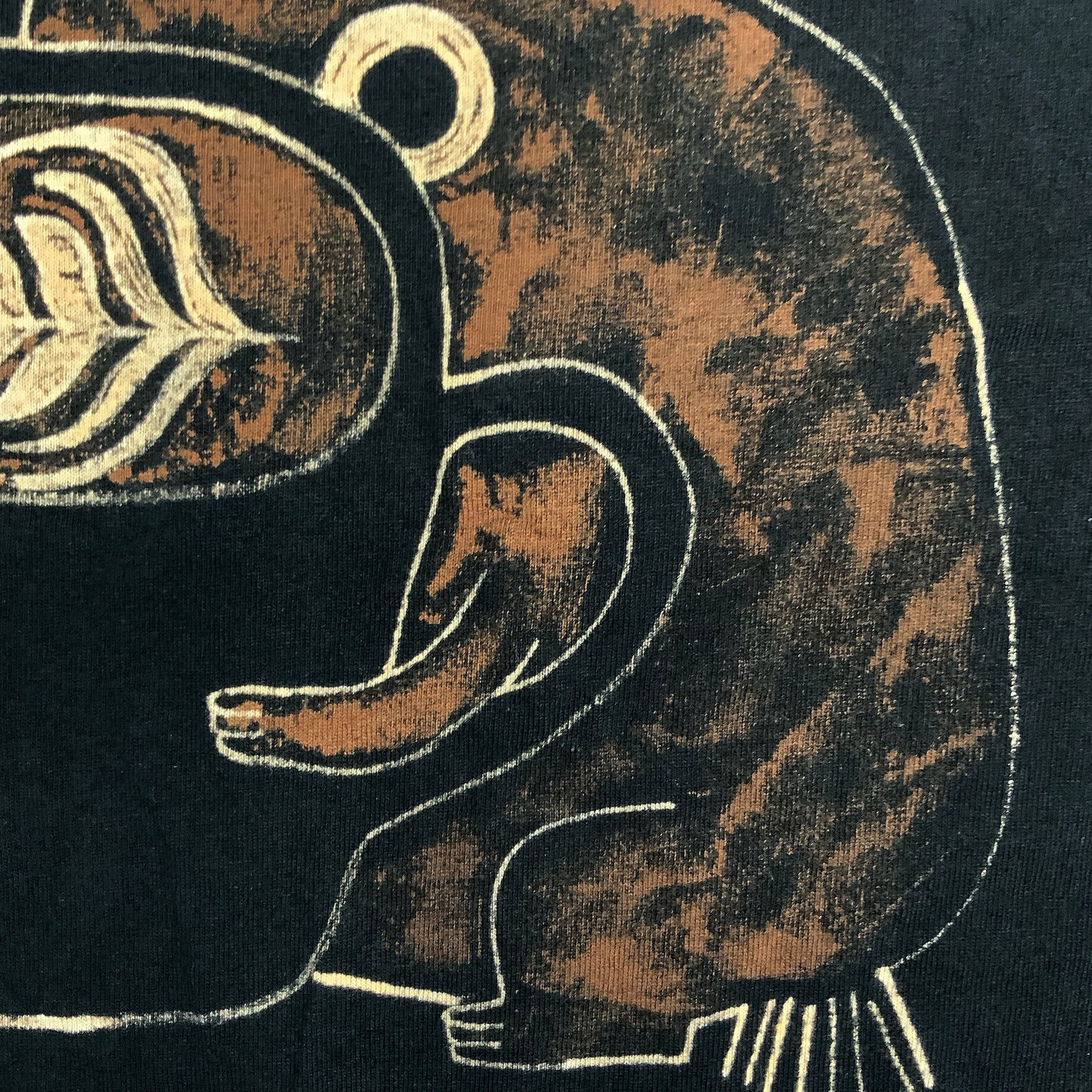 Cappuccino Squirrel - 2XL Bleach-Painted T-Shirt