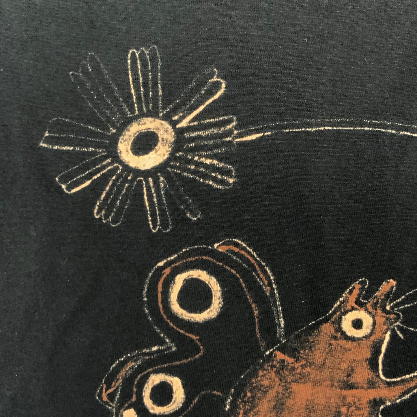 Fairy Squirrel - 3XL Bleach-Painted T-Shirt