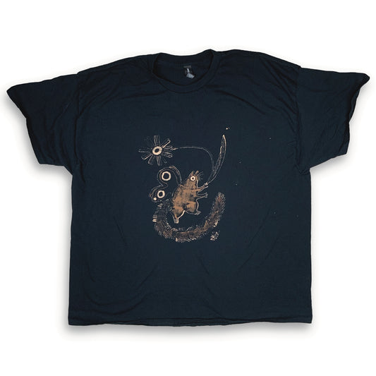 Fairy Squirrel - 3XL Bleach-Painted T-Shirt