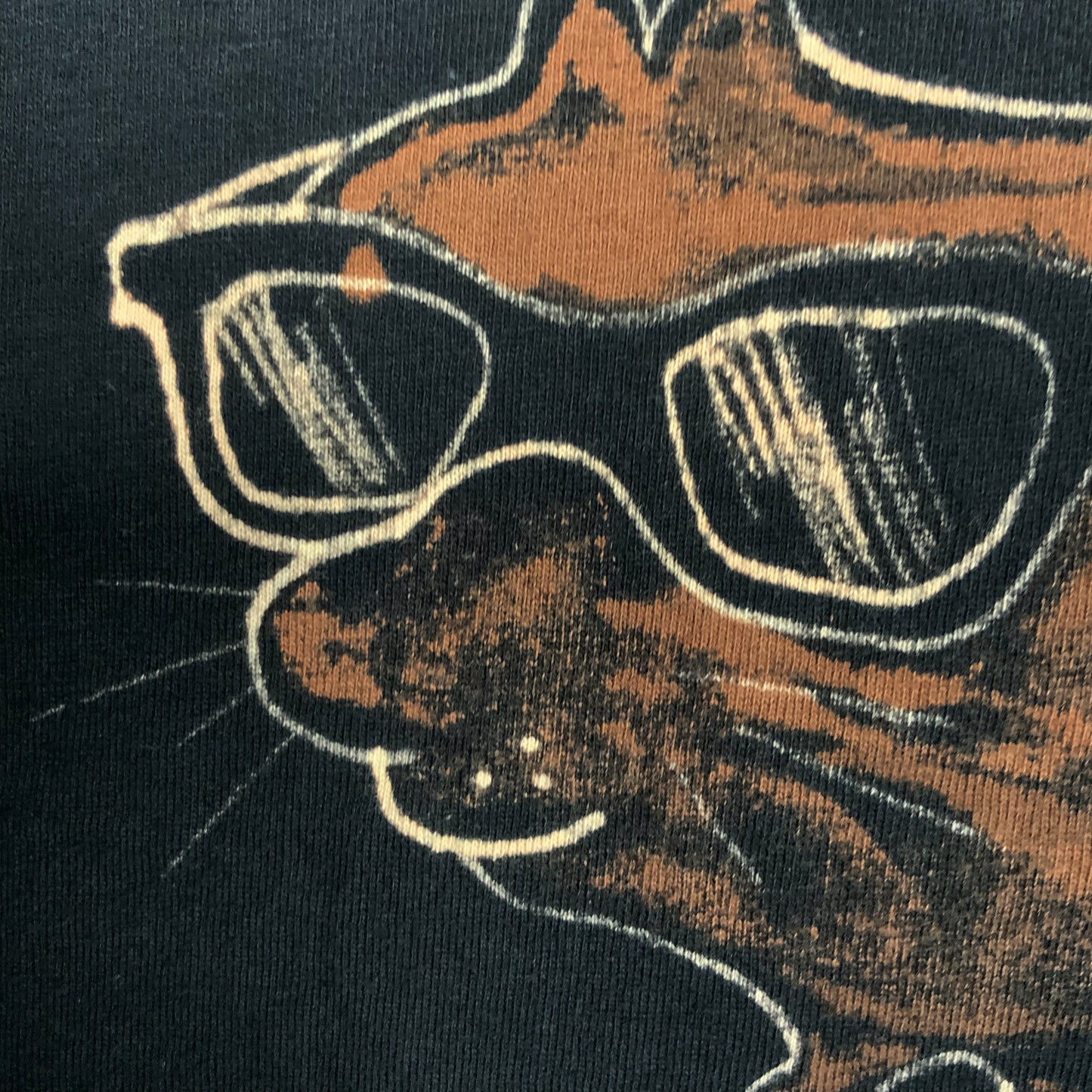 Sunglasses Squirrel - 3XL Bleach-Painted T-Shirt 19