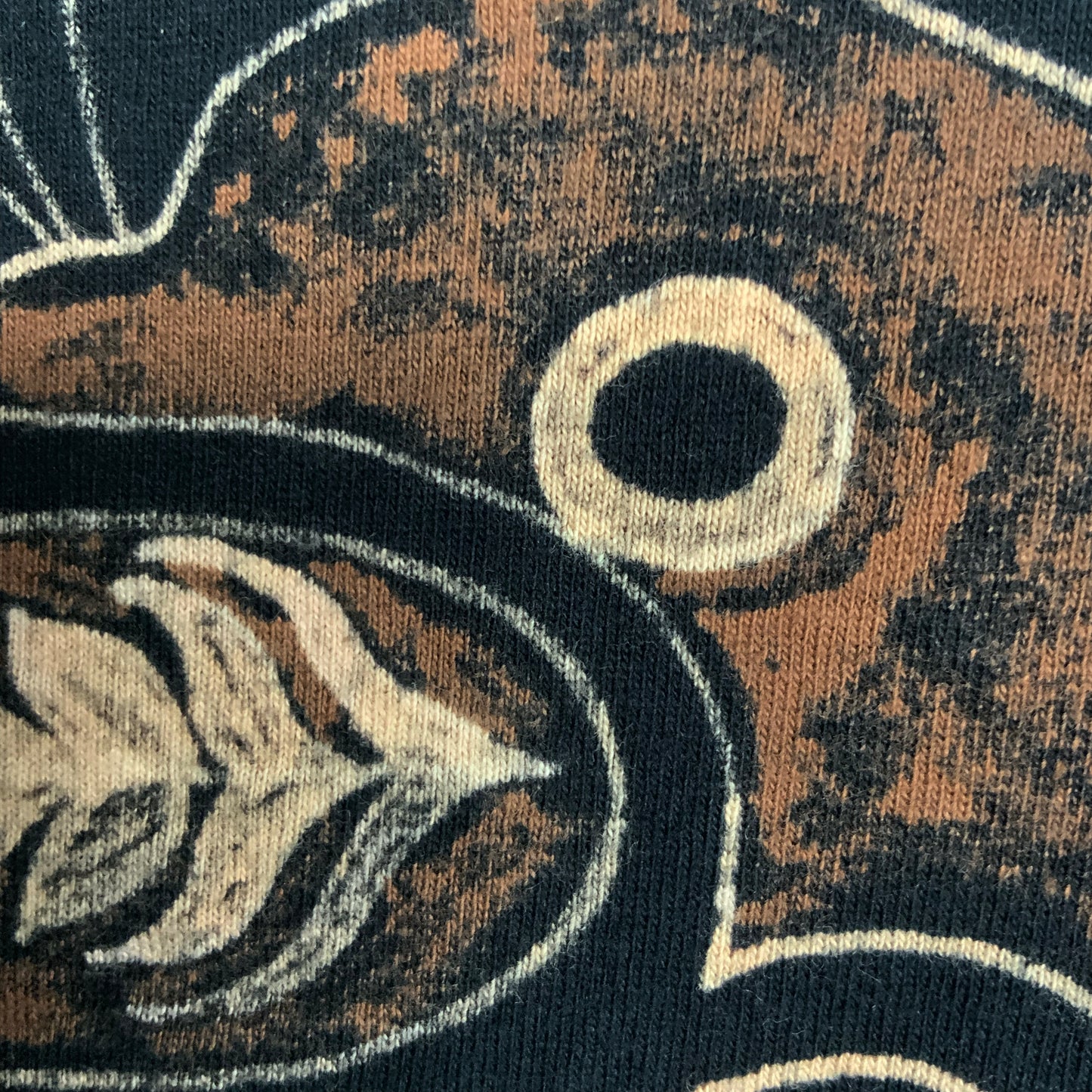 Cappuccino Squirrel - XL Bleach-Painted T-Shirt