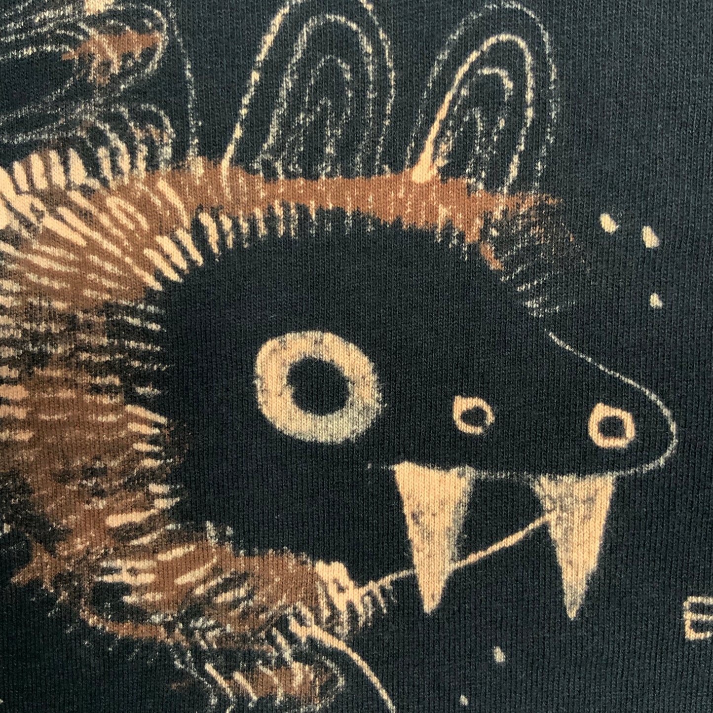 Shut Up I Am Trying To Echolocate - Large Bleach-Painted T-Shirt