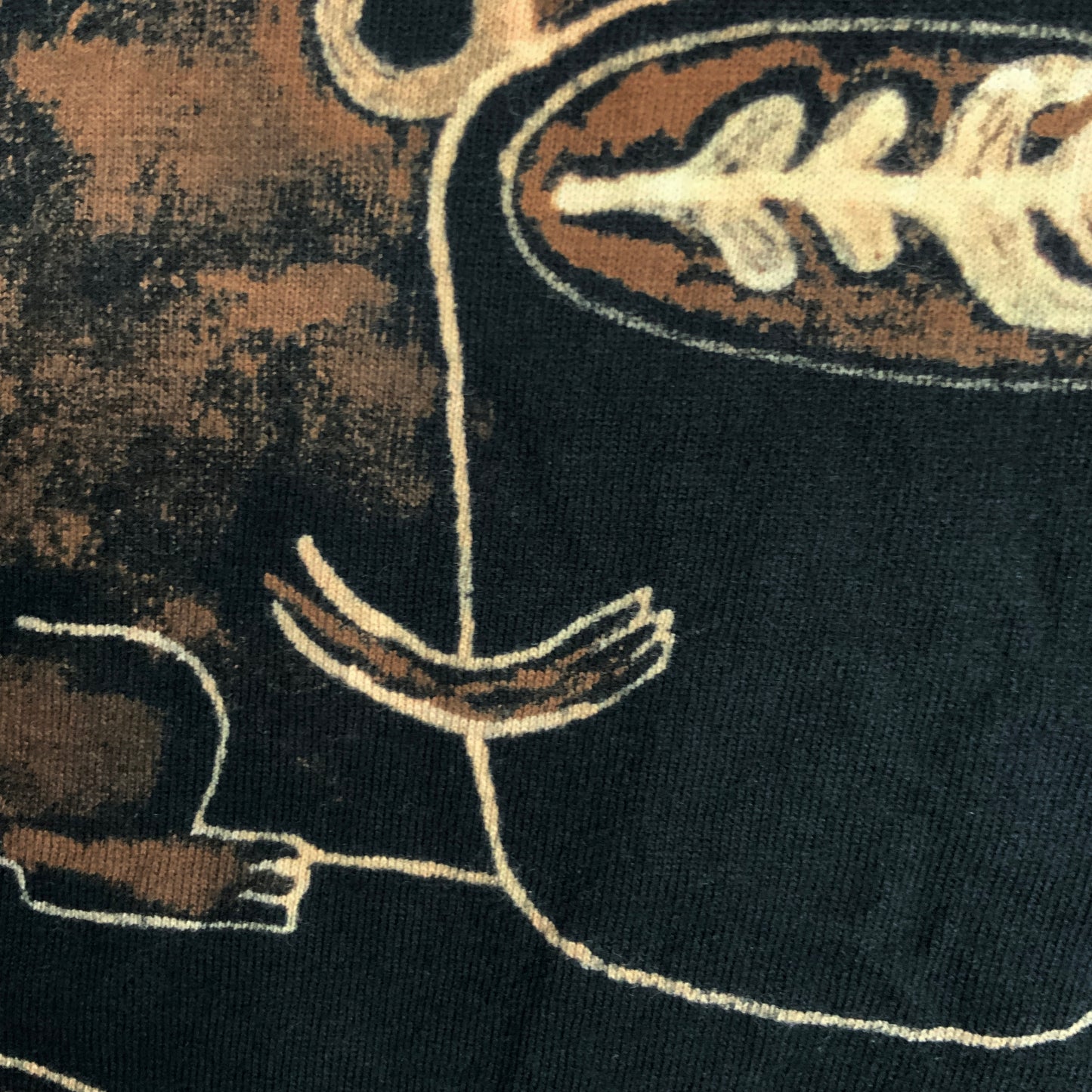 Cappuccino Squirrel - Medium Bleach-Painted T-Shirt