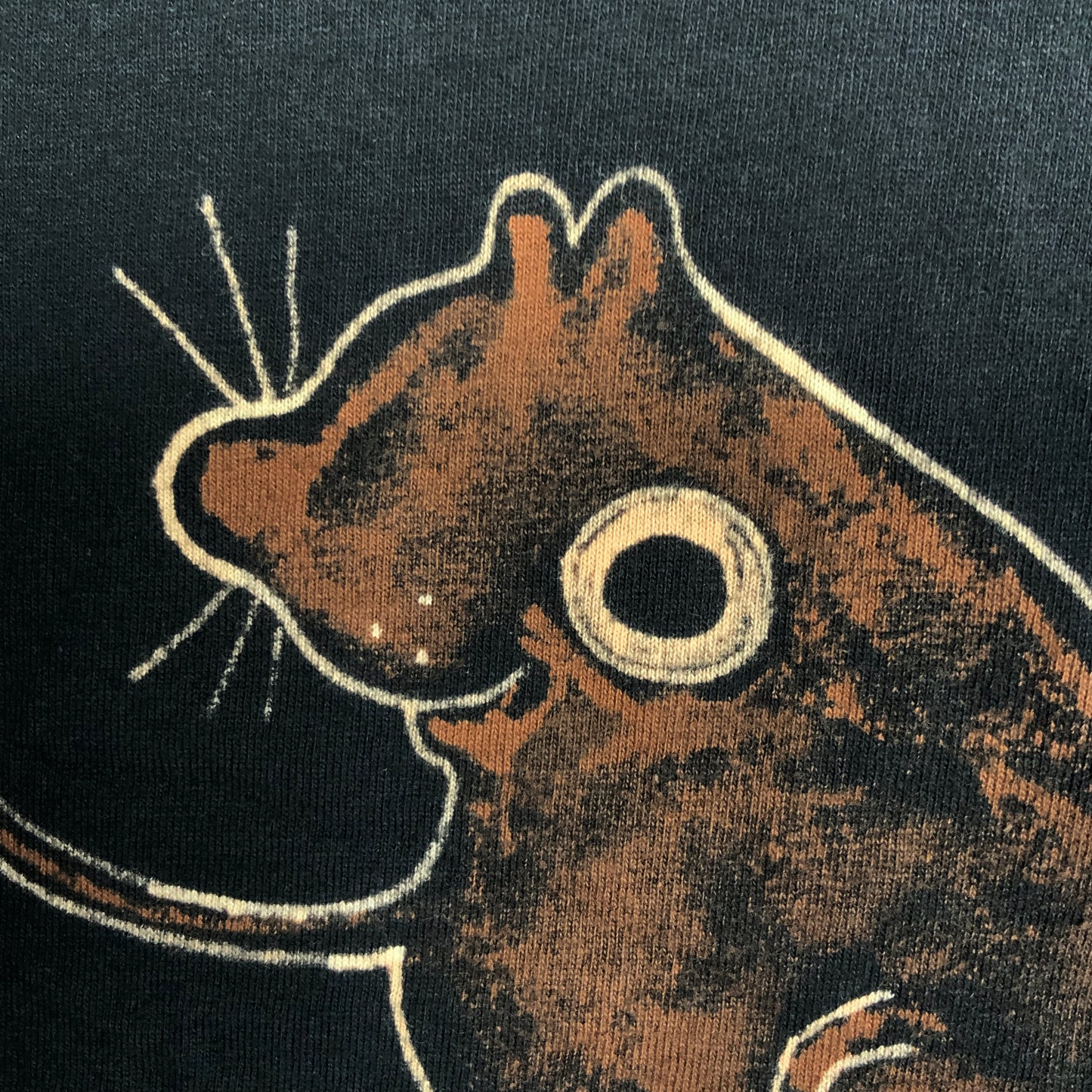 Cocktail Squirrel - XL Bleach-Painted T-Shirt