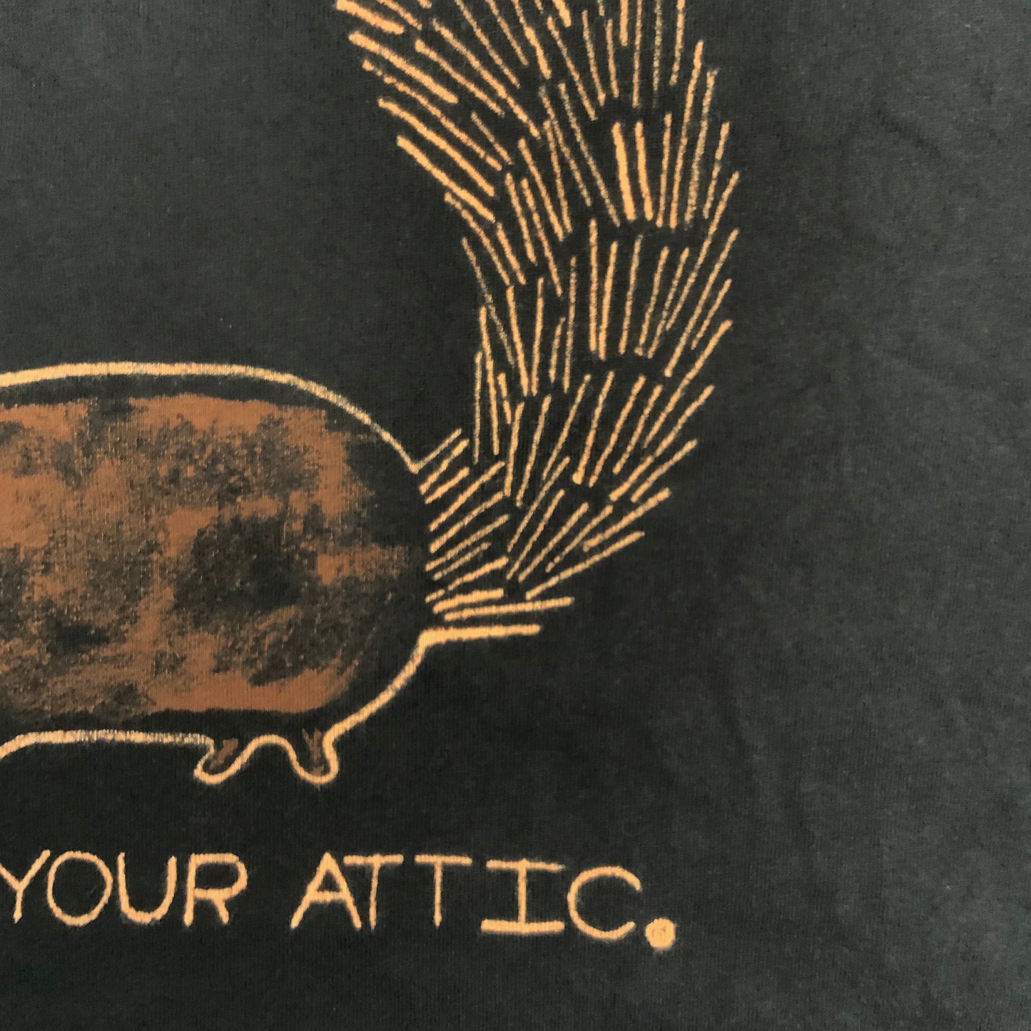 I’m In Your Attic - XL Bleach-Painted T-Shirt
