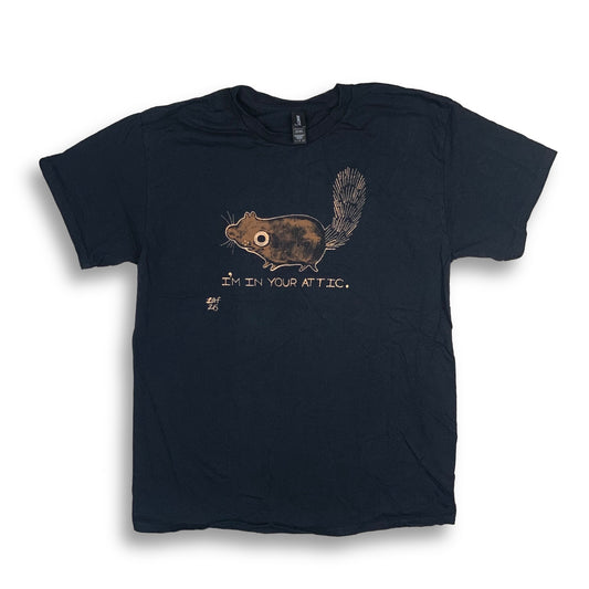 I’m In Your Attic - Large Bleach-Painted T-Shirt