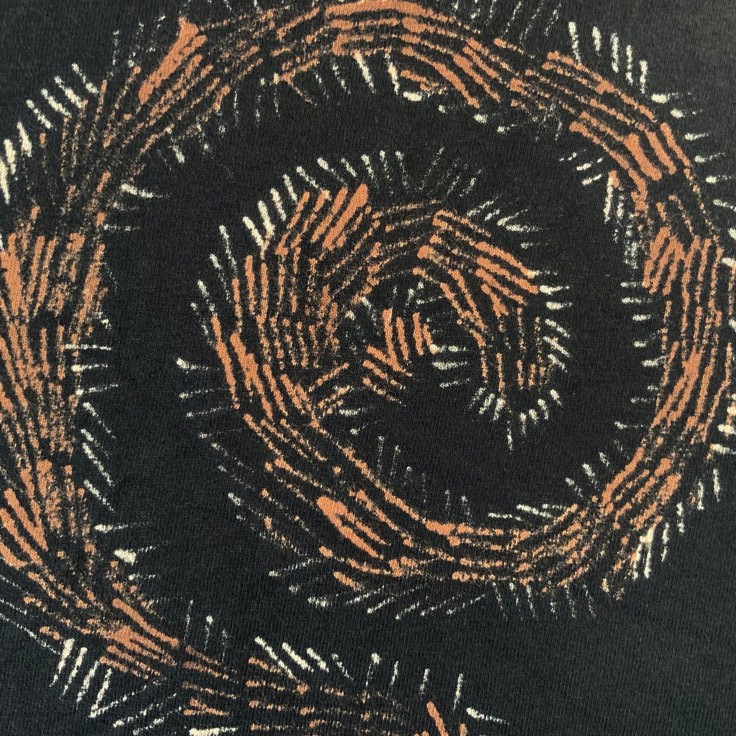 Spiral Tail Squirrel - 2XL Bleach-Painted T-Shirt
