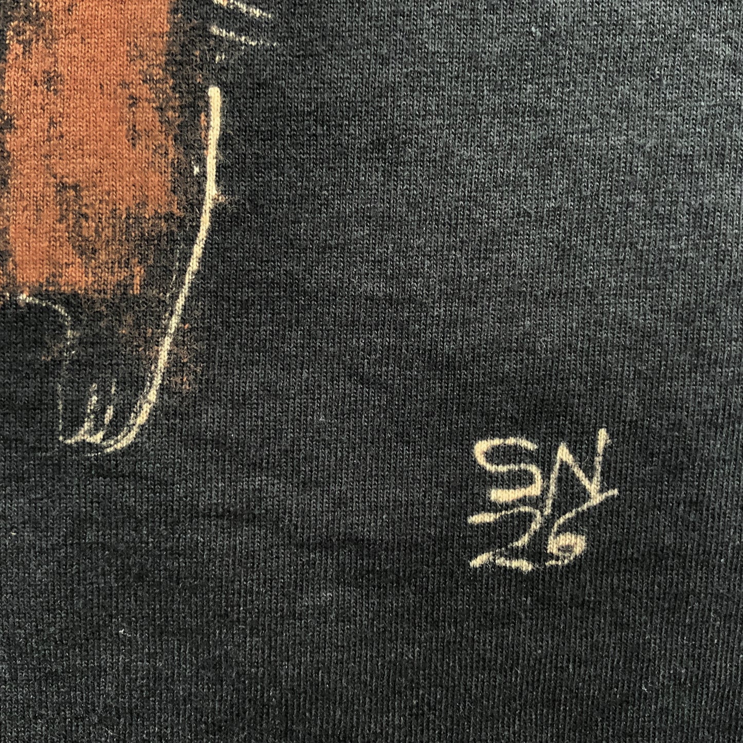 Squirrel Loop - Small Bleach-Painted T-Shirt