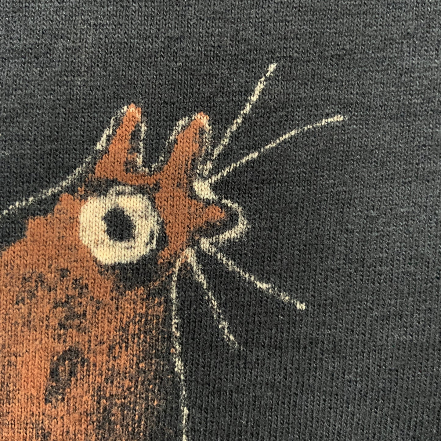 Squirrel Loop - XL Bleach-Painted T-Shirt