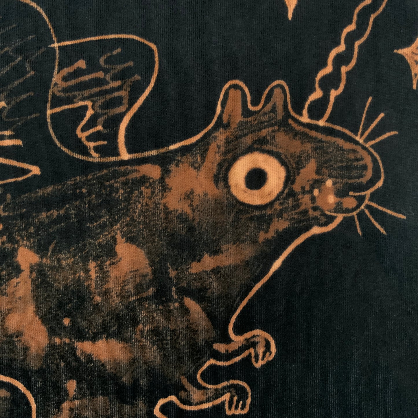 Squirrelicorn - 4XL (fits like 3XL) Bleach-Painted T-Shirt