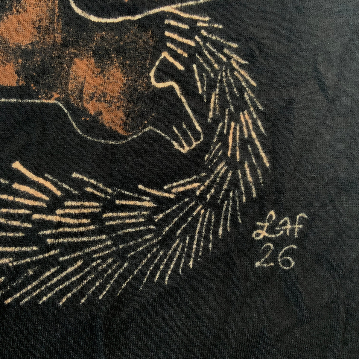 Squirrelicorn - Large Bleach-Painted T-Shirt