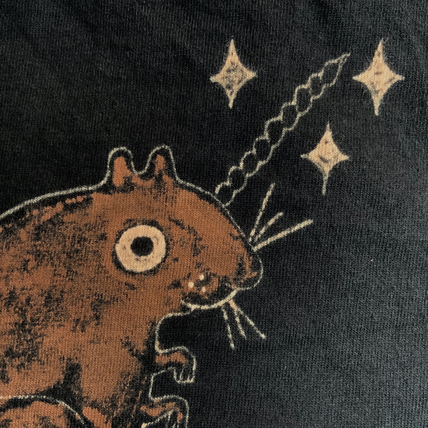 Squirrelicorn - Medium Bleach-Painted T-Shirt